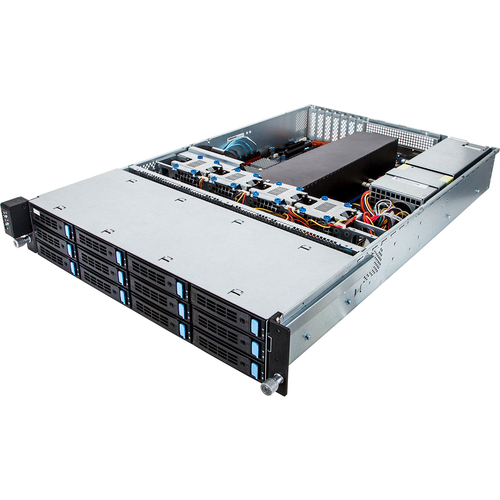 R270-D70 2U Rackmount Server Barebone - Angle