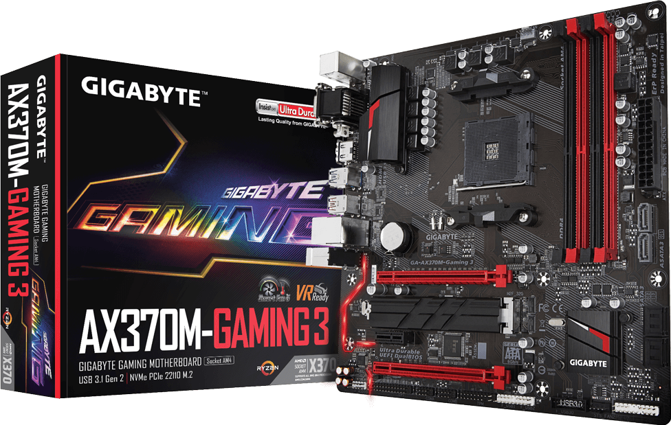 Tarjetas Madre - GA-AX370M-Gaming 3