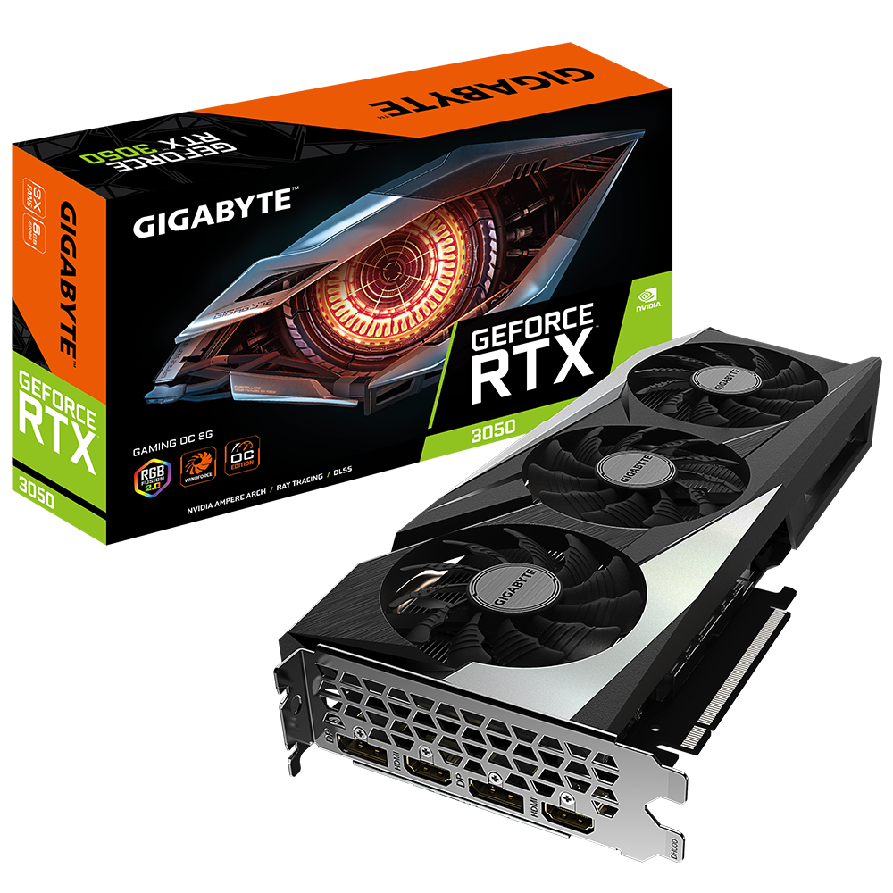 rtxGIGABYTE GV-N3050GAMING OC-8GD