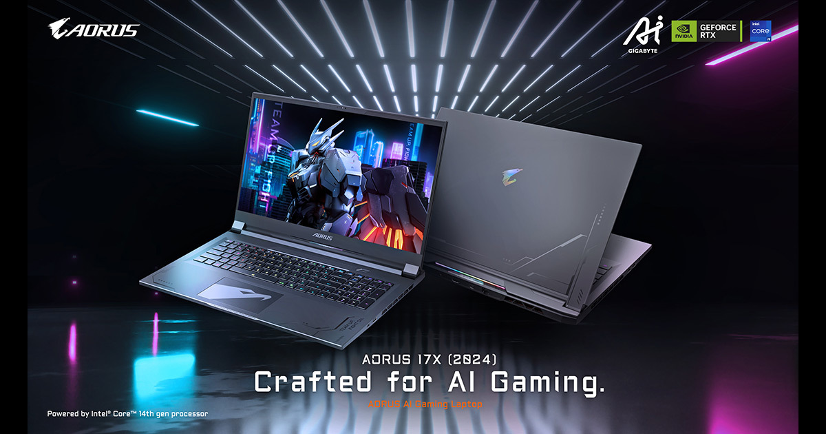 GIGABYTE Unveiled 14th Gen Raptor Lake Refresh with AORUS AI Gaming Laptop Series