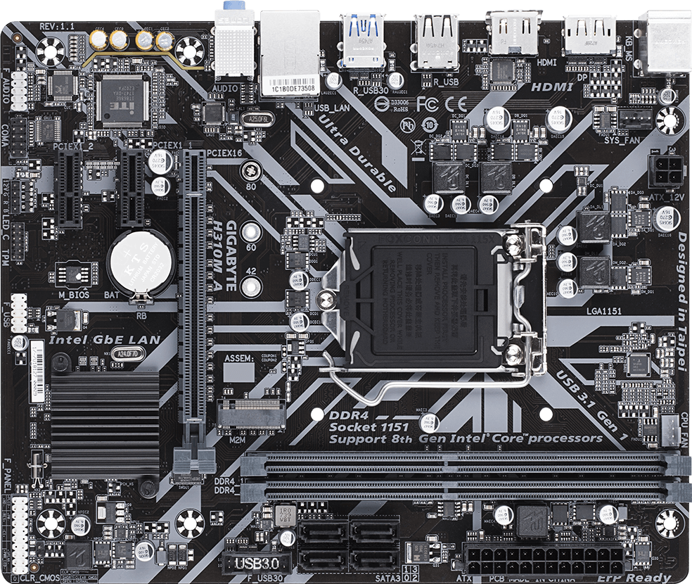 H310M A (Rev. 1.1) - GIGABYTE Global
