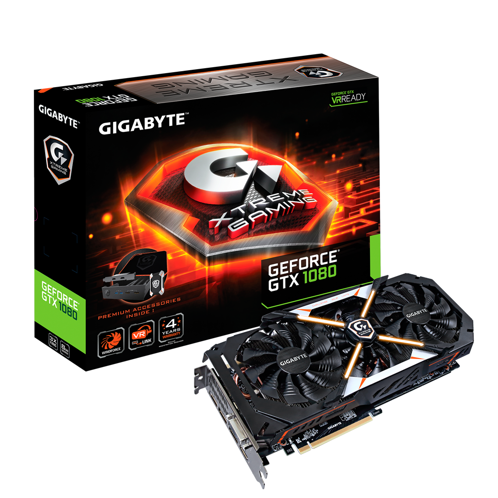GeForce® GTX 1080 Xtreme Gaming Premium Pack 8G (rev. 1.0) Key