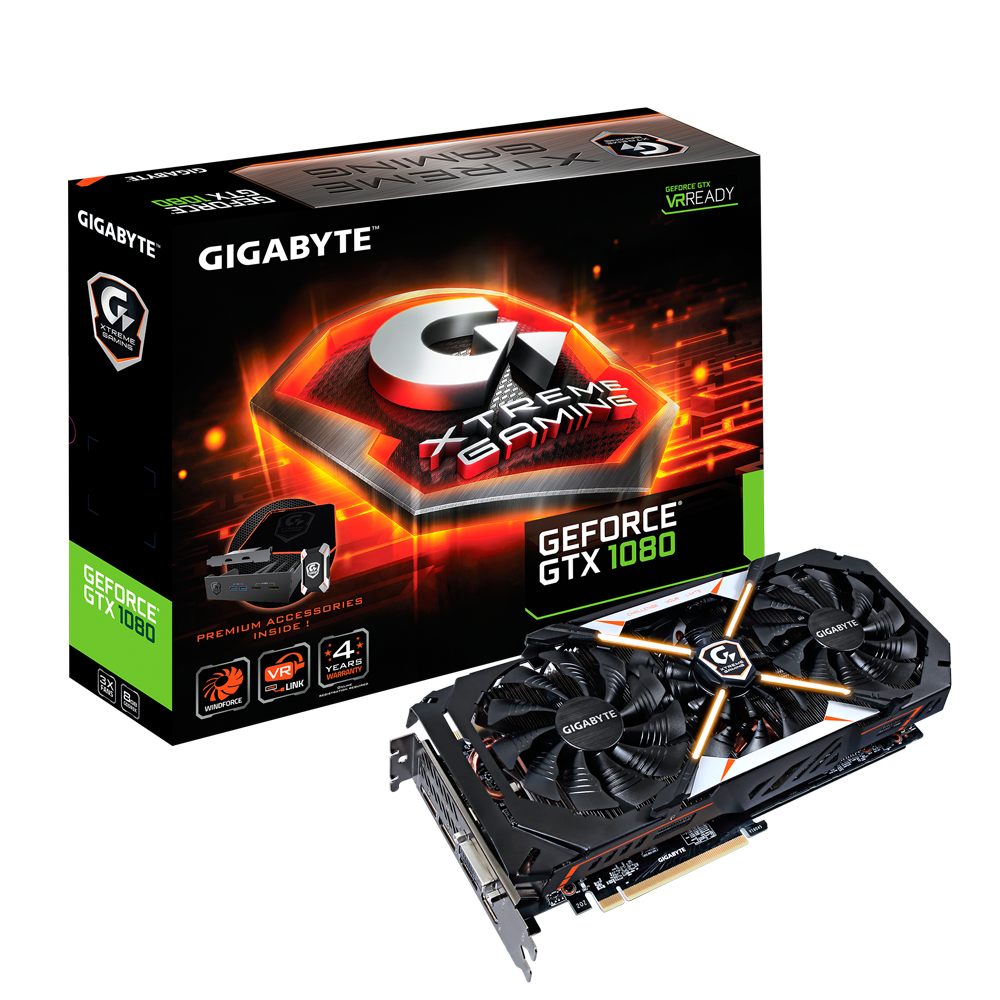 GIGABYTE GEFORCE GTX1080スマホ/家電/カメラ - PCパーツ