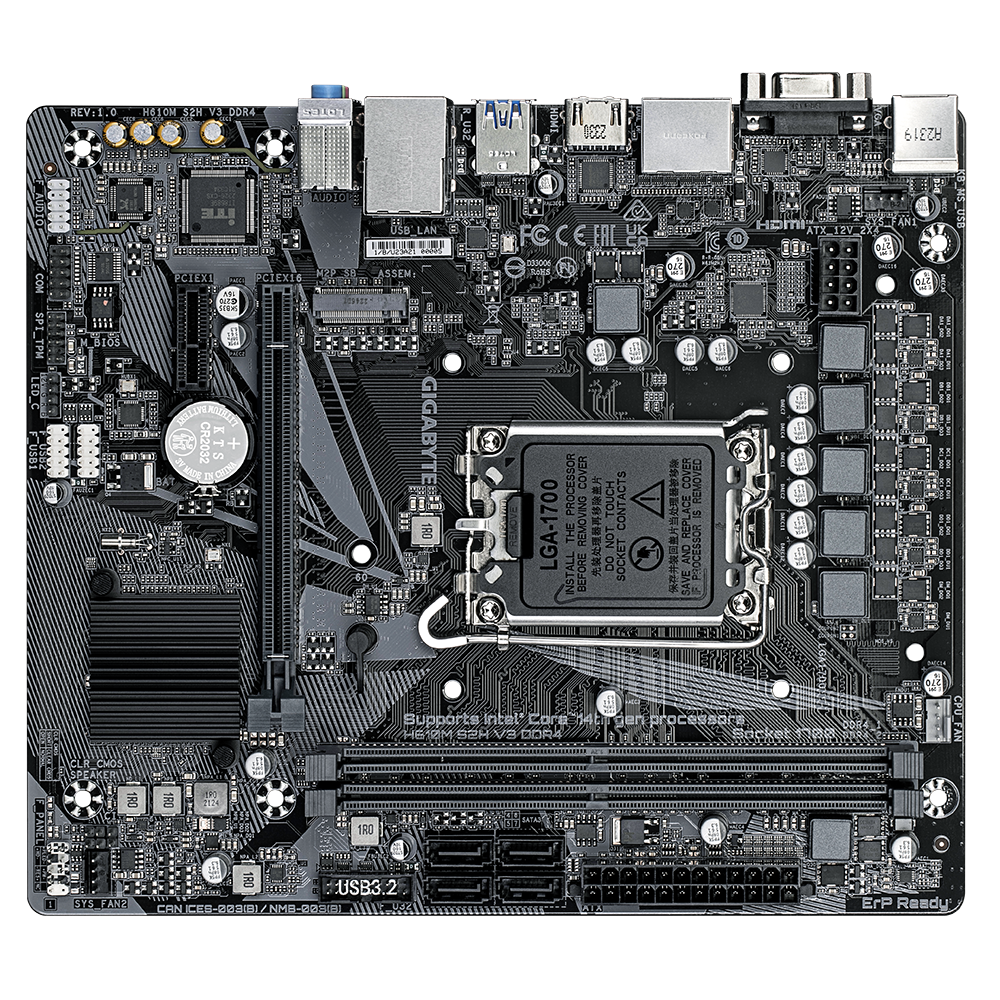 H610M S2H V3 DDR4｜AORUS GIGABYTE Global