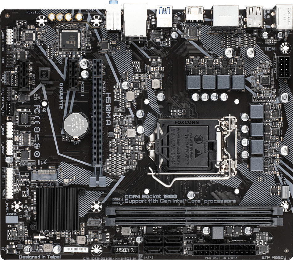 H510M A (Rev. 1.0) - GIGABYTE Japan