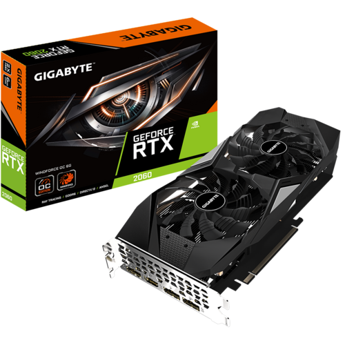 GeForce RTX™ 2060 WINDFORCE OC 6G (rev. 2.0) - Grafische Kaart