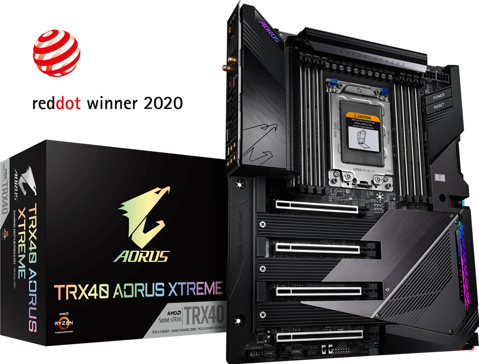 اللوحة الرئيسية - TRX40 AORUS XTREME