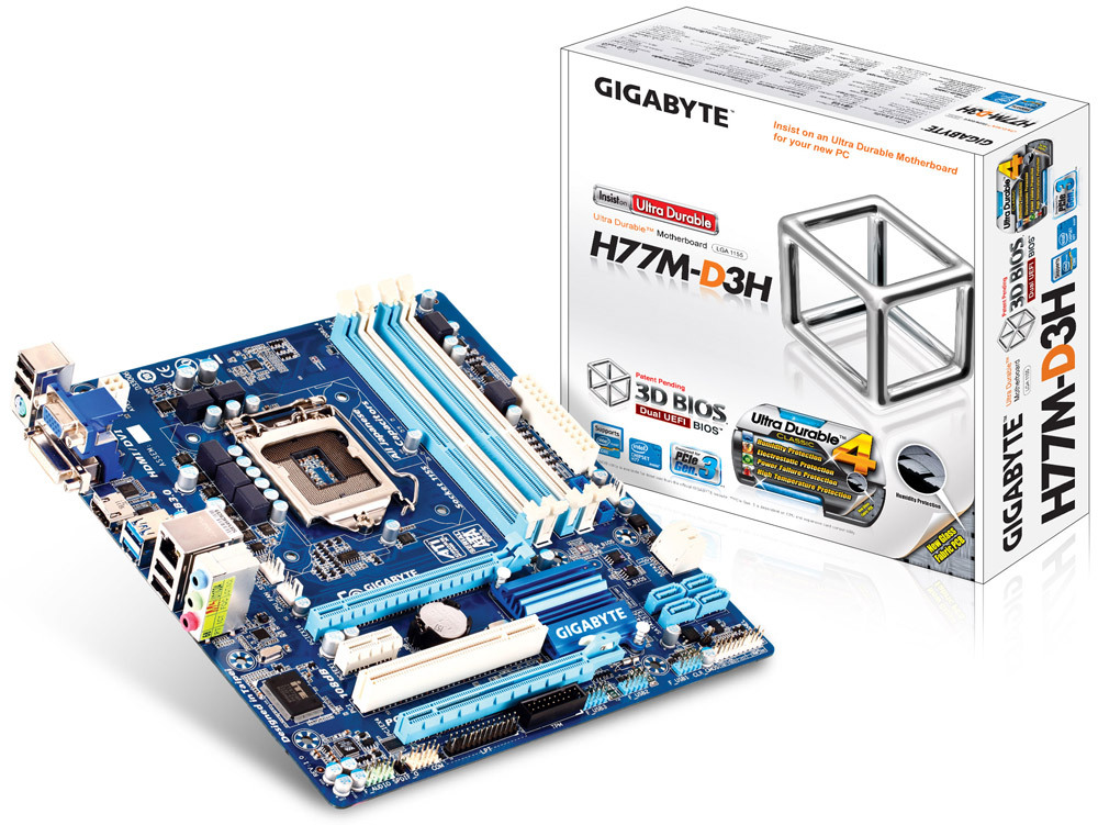 【未使用バルク品】GIGABYTE GA-H77-DS3H マザーボード/保管品