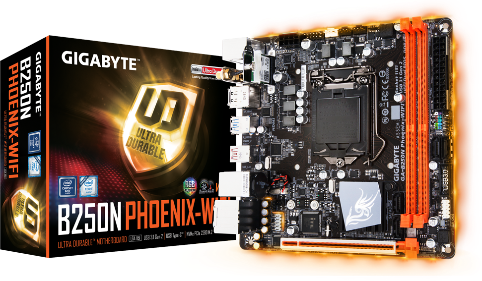 Motherboard - GA-B250N Phoenix-WIFI