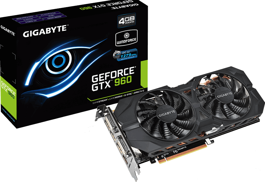 Karty graficzne - GV-N960WF2OC-4GD