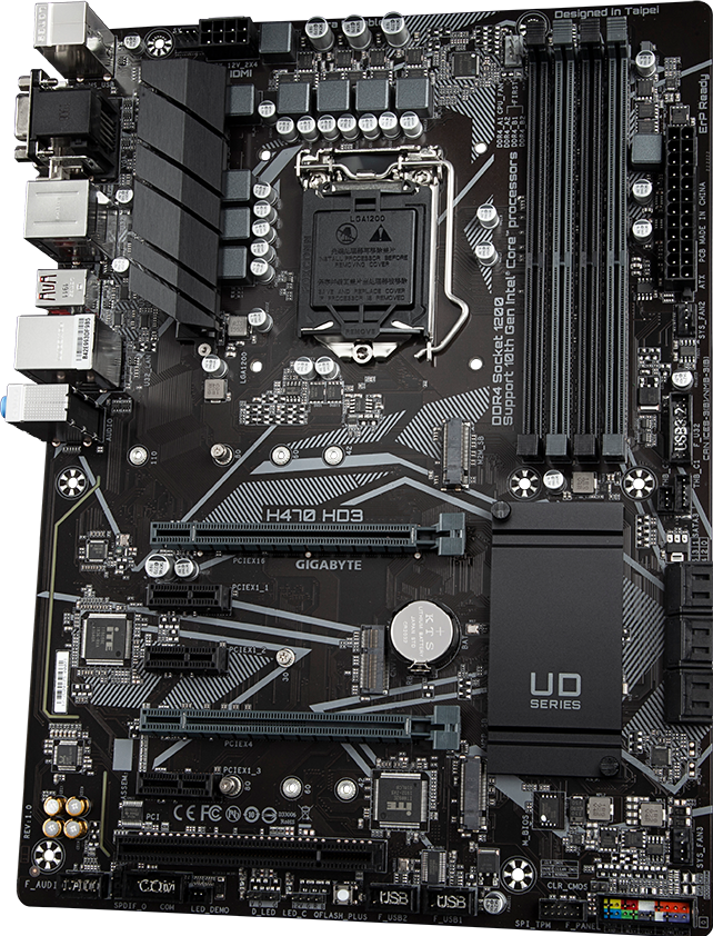 H470 HD3 (Rev. 1.0) マザーボード - GIGABYTE Japan