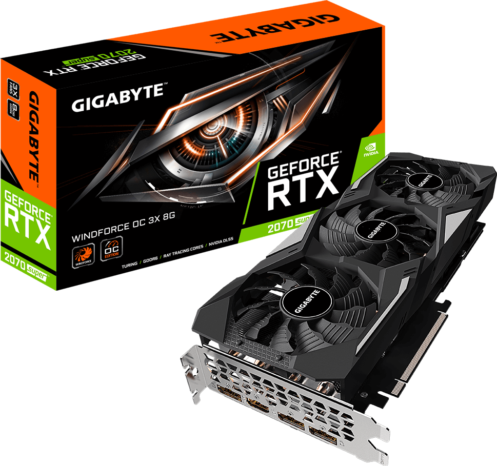 Graphics Card - GeForce® RTX 2070 SUPER™ WINDFORCE OC 3X 8G