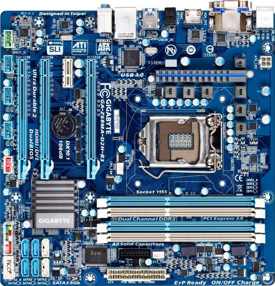 GA-Z68MA-D2H-B3 (Rev. 1.0) マザーボード - GIGABYTE Japan