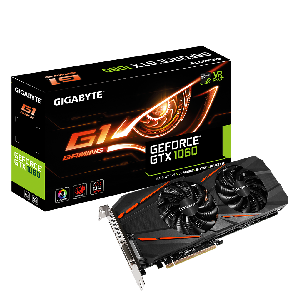 Glat forråde ærme GeForce® GTX 1060 G1 Gaming 6G (rev. 1.0) Key Features | Graphics Card -  GIGABYTE Global