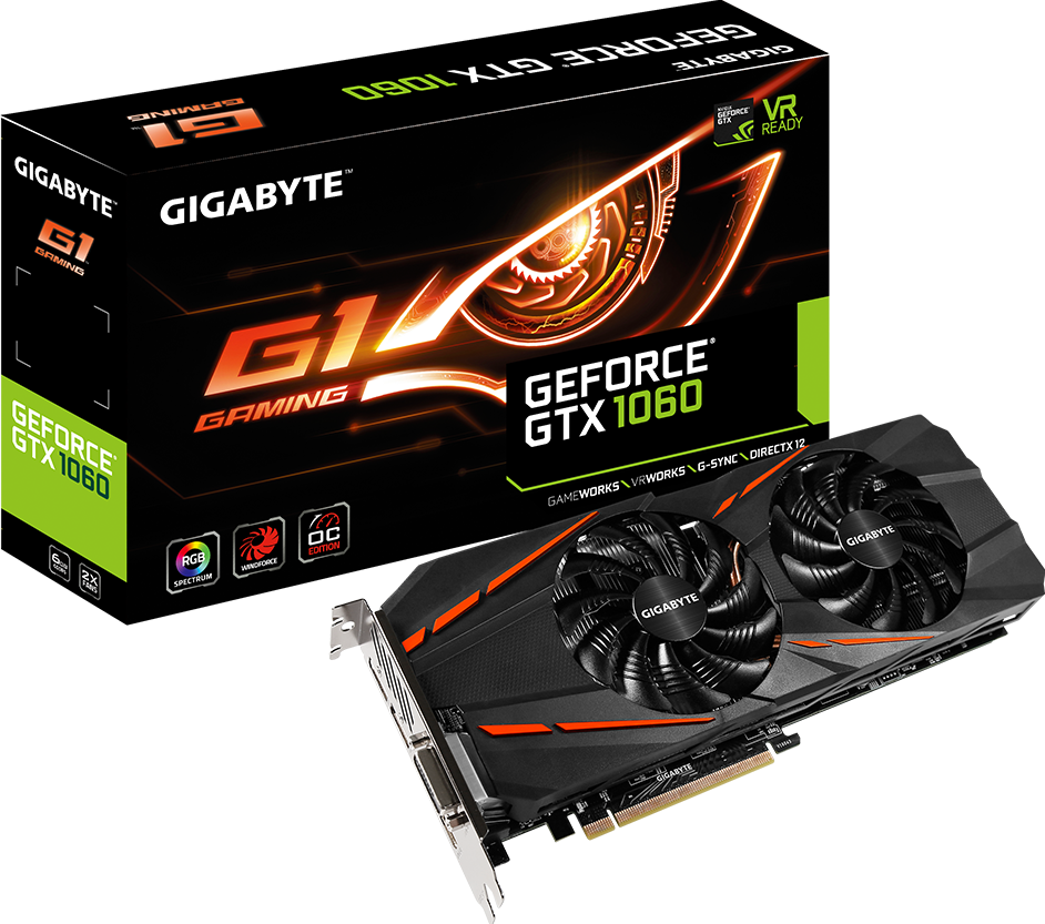 GeForce® GTX 1060 G1 Gaming 6G (Rev. 1.0) - GIGABYTE Japan