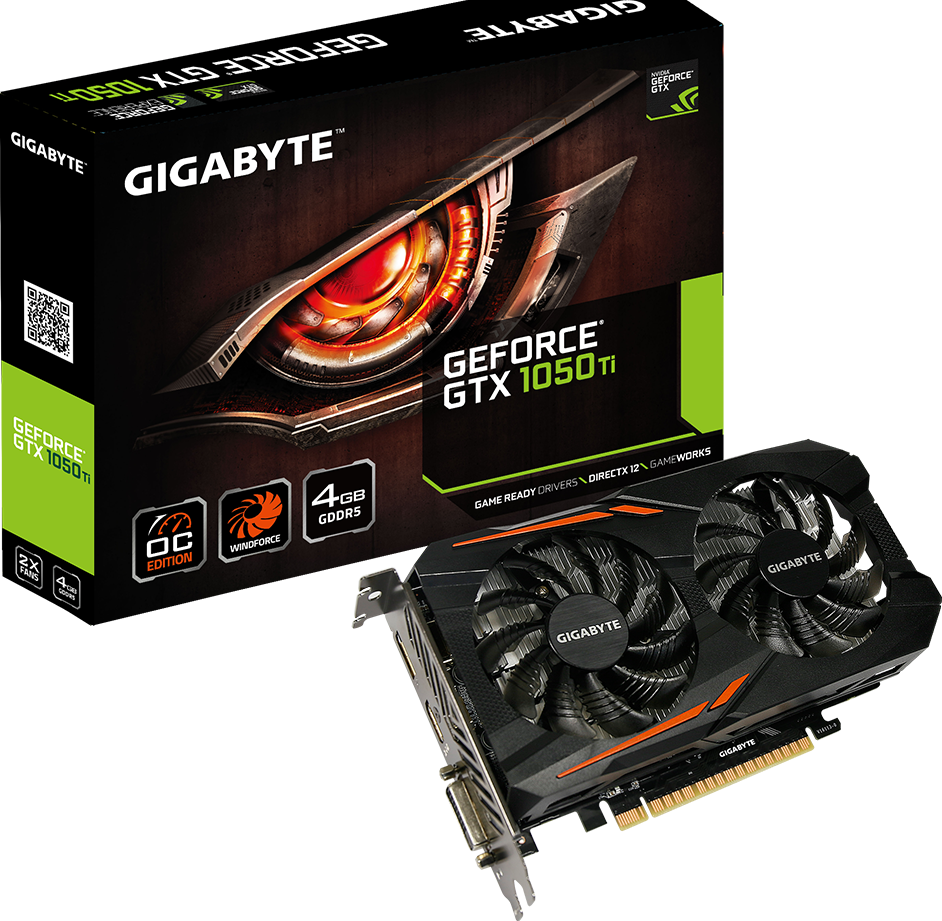Graphics Card - GeForce® GTX 1050 Ti OC 4G