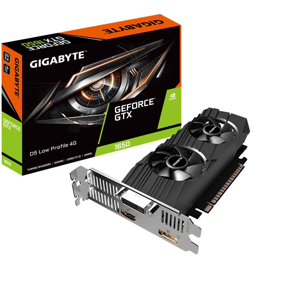 GeForce® 1650 D5 Low Profile 4G Key Features | Graphics Card - GIGABYTE Global