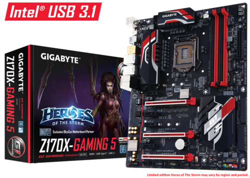 GA-Z170X-Gaming 5 ‏(rev. 1.0)‏