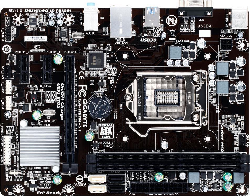 Carte Mère GIGABYTE GA-8S648FXM2 REV 1.0 – Socket 478 – MicroATX (occasion)