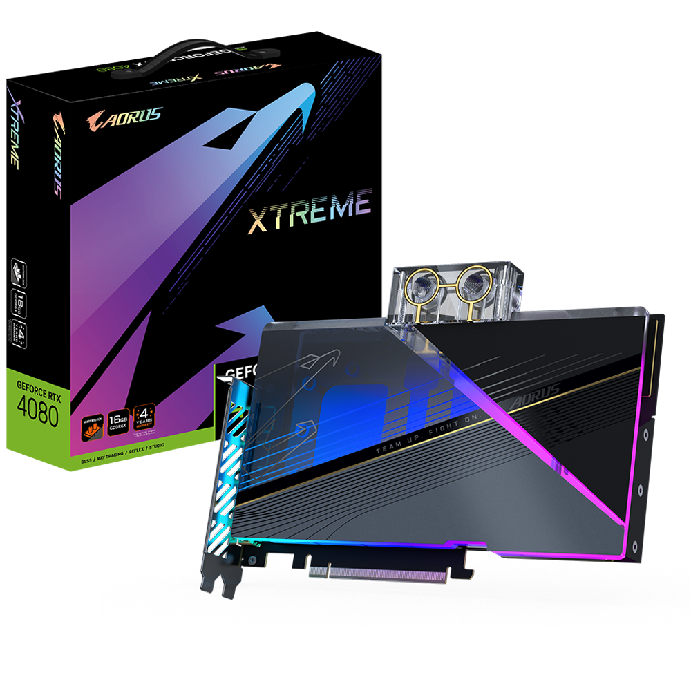 AORUS GeForce RTX™ 4080 16GB XTREME WATERFORCE WB｜AORUS 