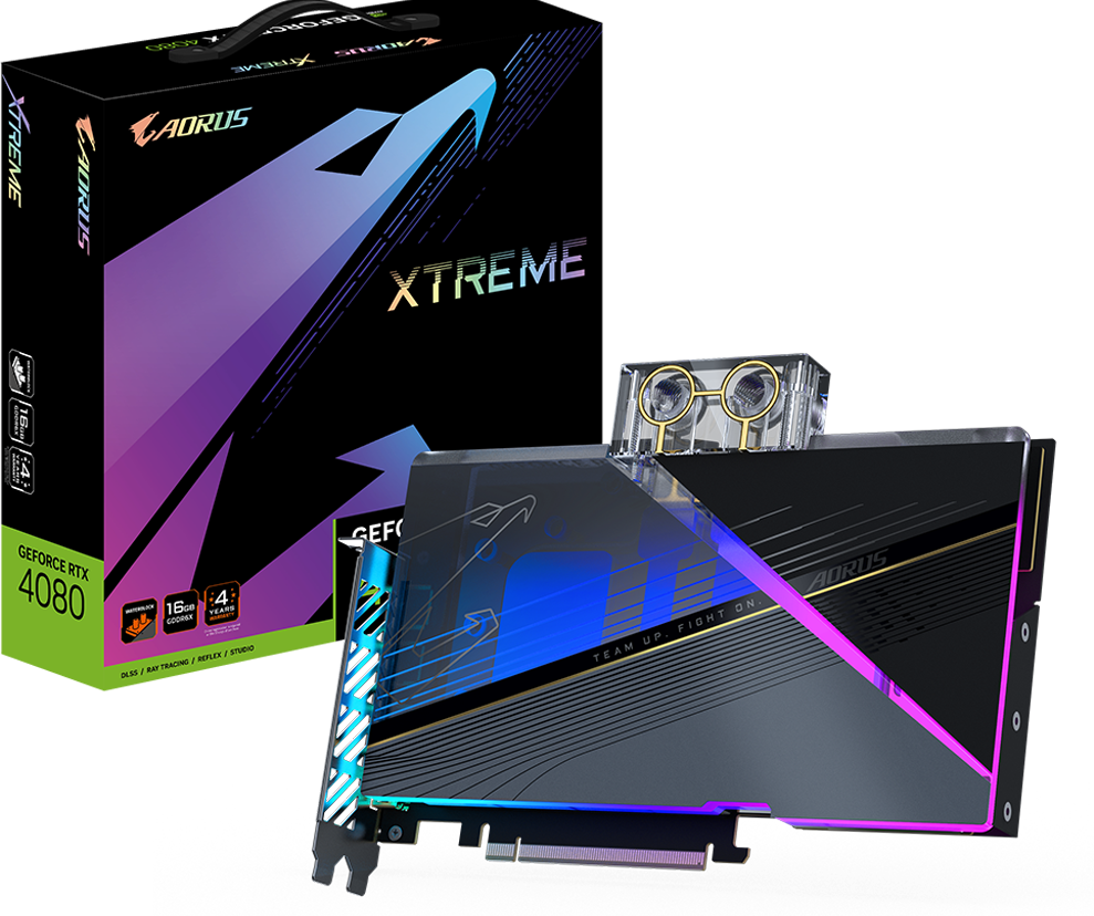 AORUS GeForce RTX™ 4080 16GB XTREME WATERFORCE WB - GIGABYTE Global