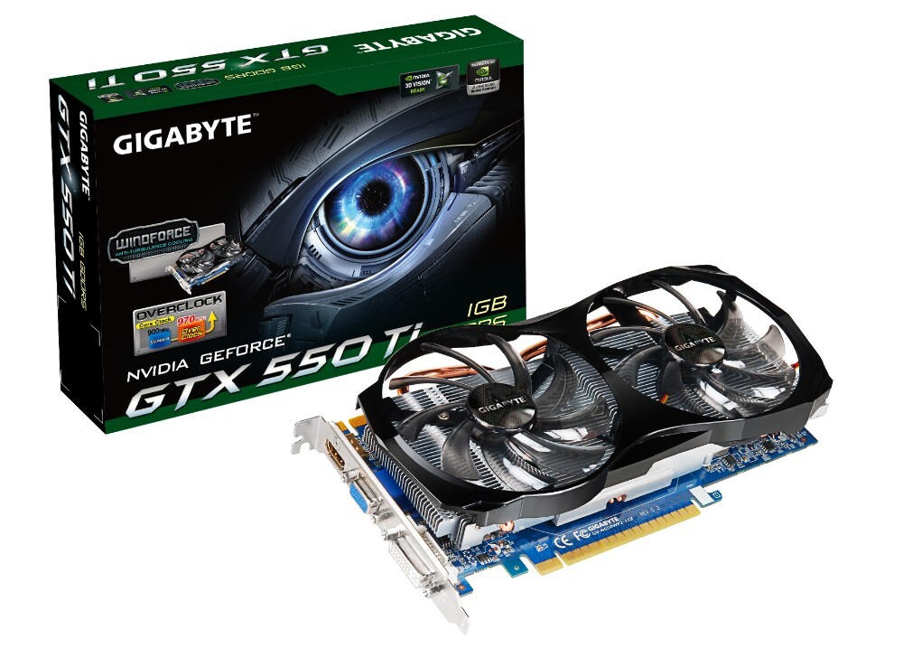 Видеокарты gigabyte nvidia geforce. Gigabyte GEFORCE GTX 550 ti. Видеокарта Gigabyte GEFORCE 550ti. GTX 550 ti Windforce. NVIDIA GEFORCE GTX 550 Gigabyte.