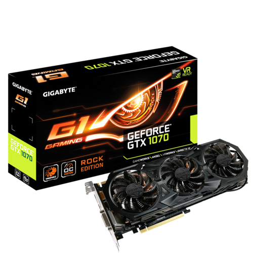 GeForce®  GTX 1070 G1 ROCK 8G