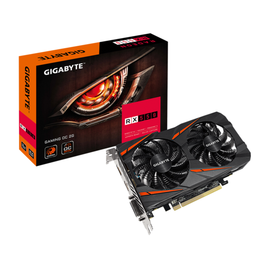 Radeon RX 550 Gaming OC 2G Caracter sticas principales Tarjetas