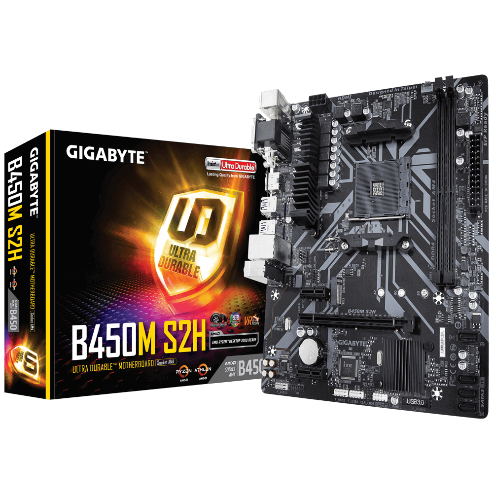 B450M S2H rev. 1.x Key Features Motherboard GIGABYTE Global