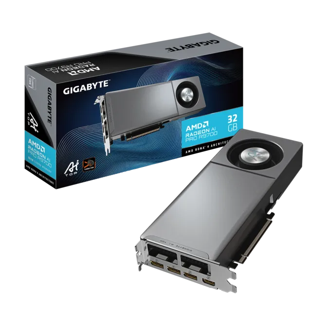 GIGABYTE Radeon AI PRO