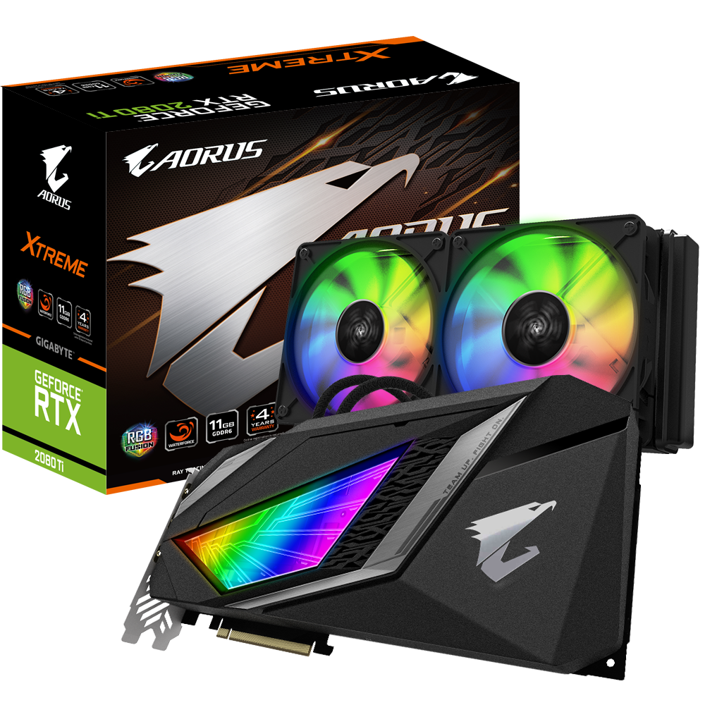 parade Mission vrede AORUS GeForce RTX™ 2080 Ti XTREME WATERFORCE 11G Key Features | Graphics  Card - GIGABYTE Global