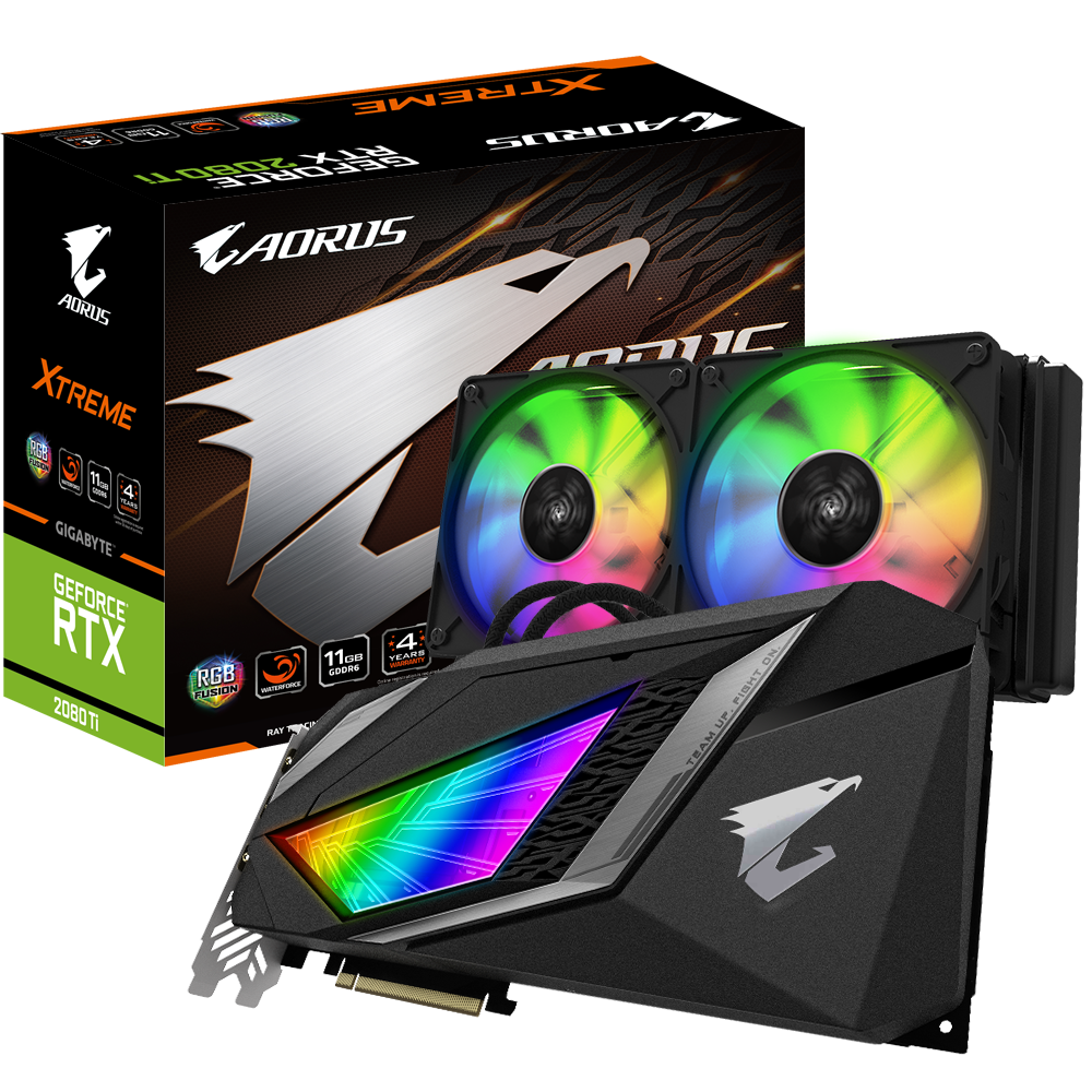 AORUS RTX™ 2080 Ti XTREME WATERFORCE 11G 主な特徴 グラフィックスカード - GIGABYTE