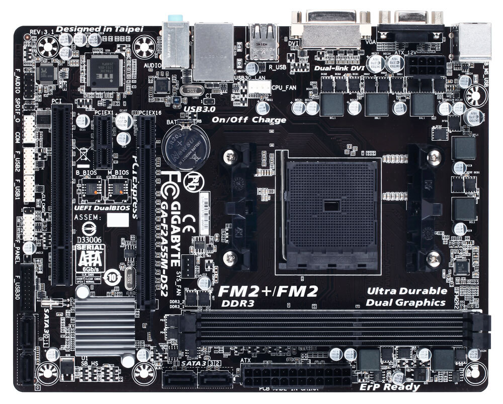 Совместимость gigabyte ga f2a55m ds2