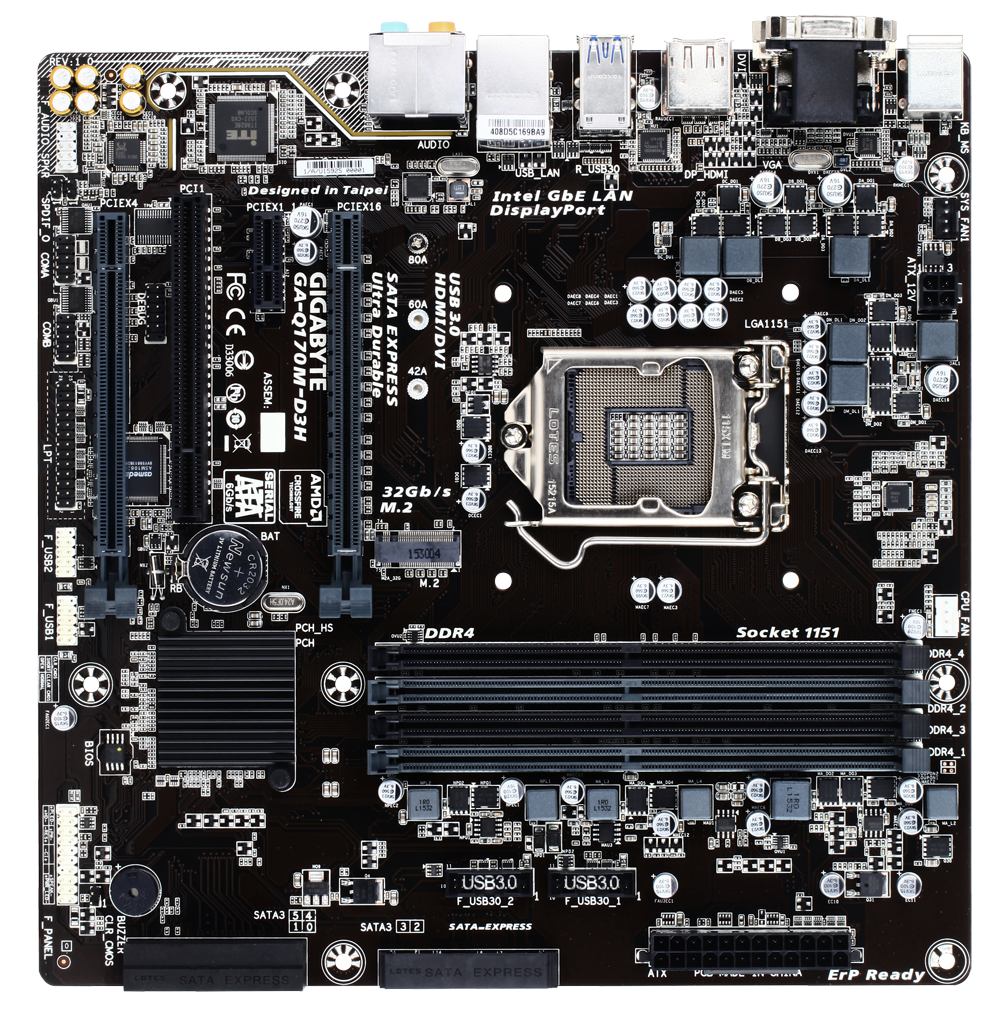GA-Q170M-D3H｜AORUS - GIGABYTE USA
