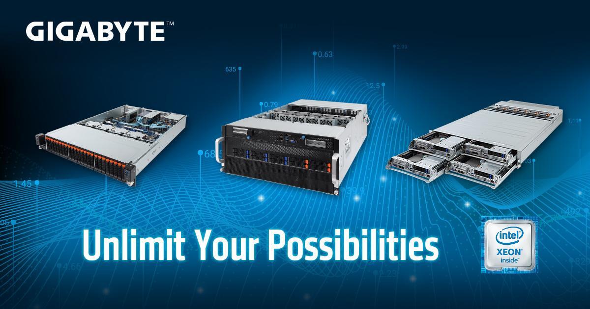 Unlimit Your Possibilities with GIGABYTE Servers Ready for the Latest 2nd Gen. Intel<sup>®</sup> Xeon<sup>®</sup> Scalable Processors