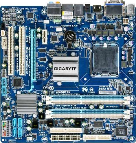 Motherboard - GA-EG41MFT-US2H