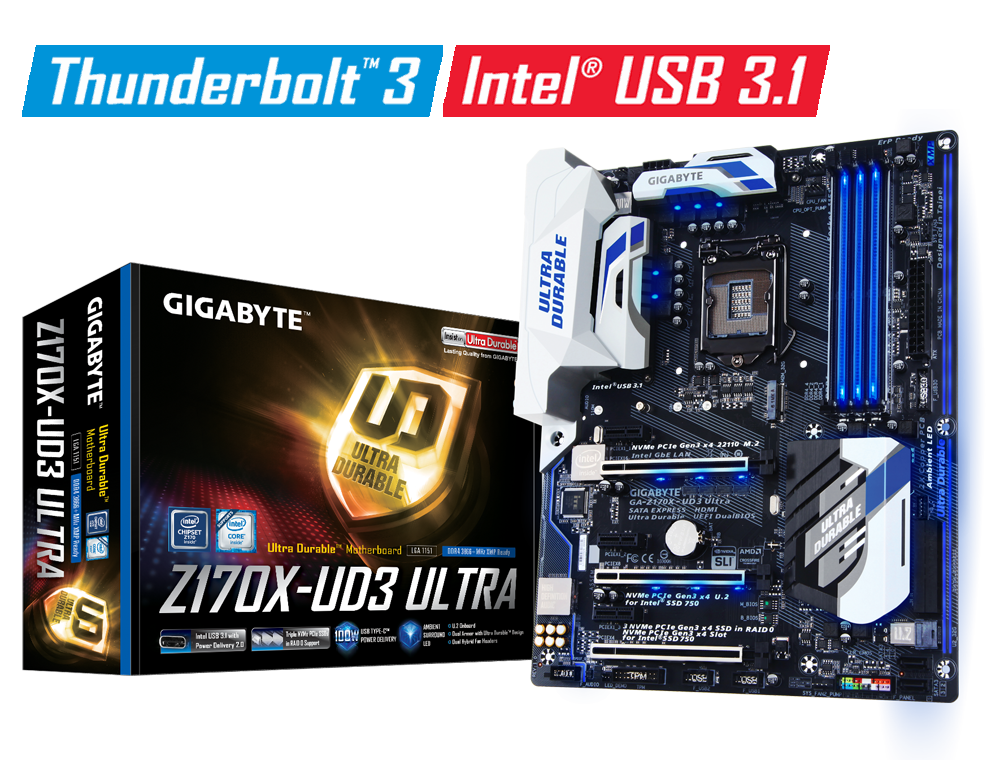 Ga Z170x Ud3 Ultra Rev 1 0 Overview Motherboard Gigabyte Global