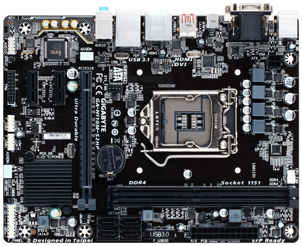 値下げ）DDR4 16G+Core i5 6400 + GA-H110M-S2H GA-H110M-S2HP｜AORUS - GIGABYTE Global
