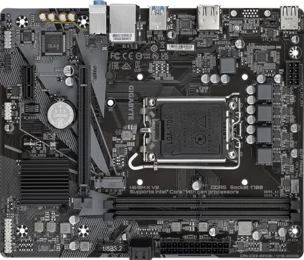 GIGABYTE H610M K V2 DDR5