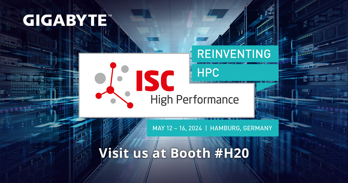 GIGABYTE to Showcase at ISC High Performance 2024