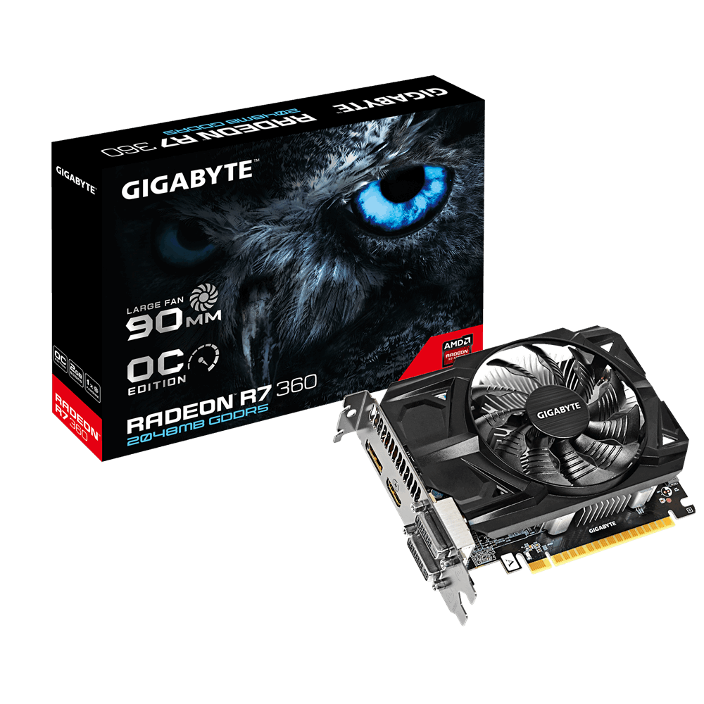 Gigabyte radeon r7 360 обзор