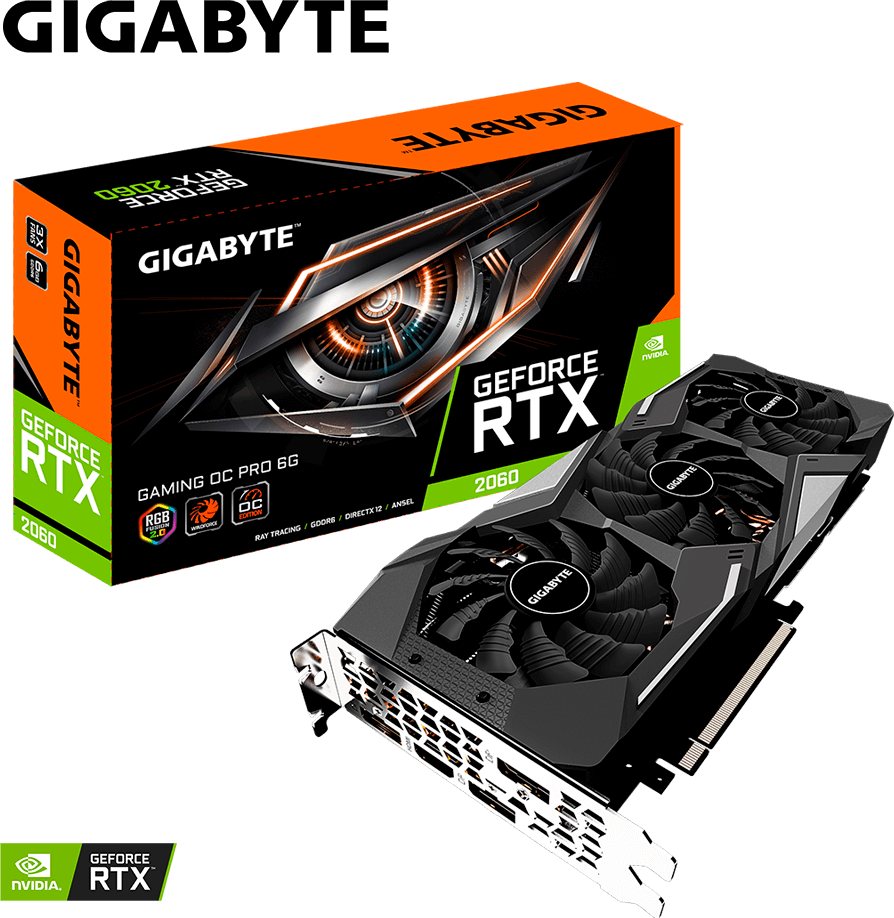 GeForce RTX™ 2060 GAMING OC PRO 6G (Rev. 1.0) - GIGABYTE Global