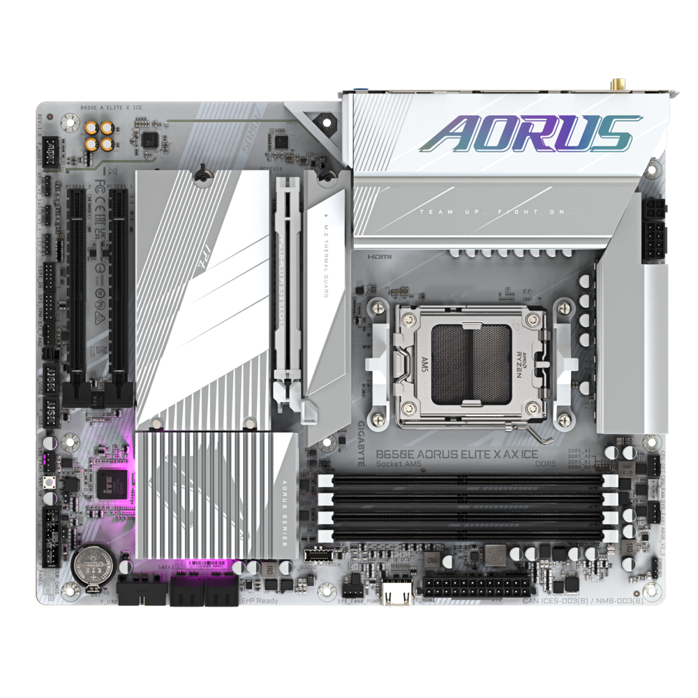 B650E AORUS ELITE X AX ICE Gallery | Motherboard - GIGABYTE Global