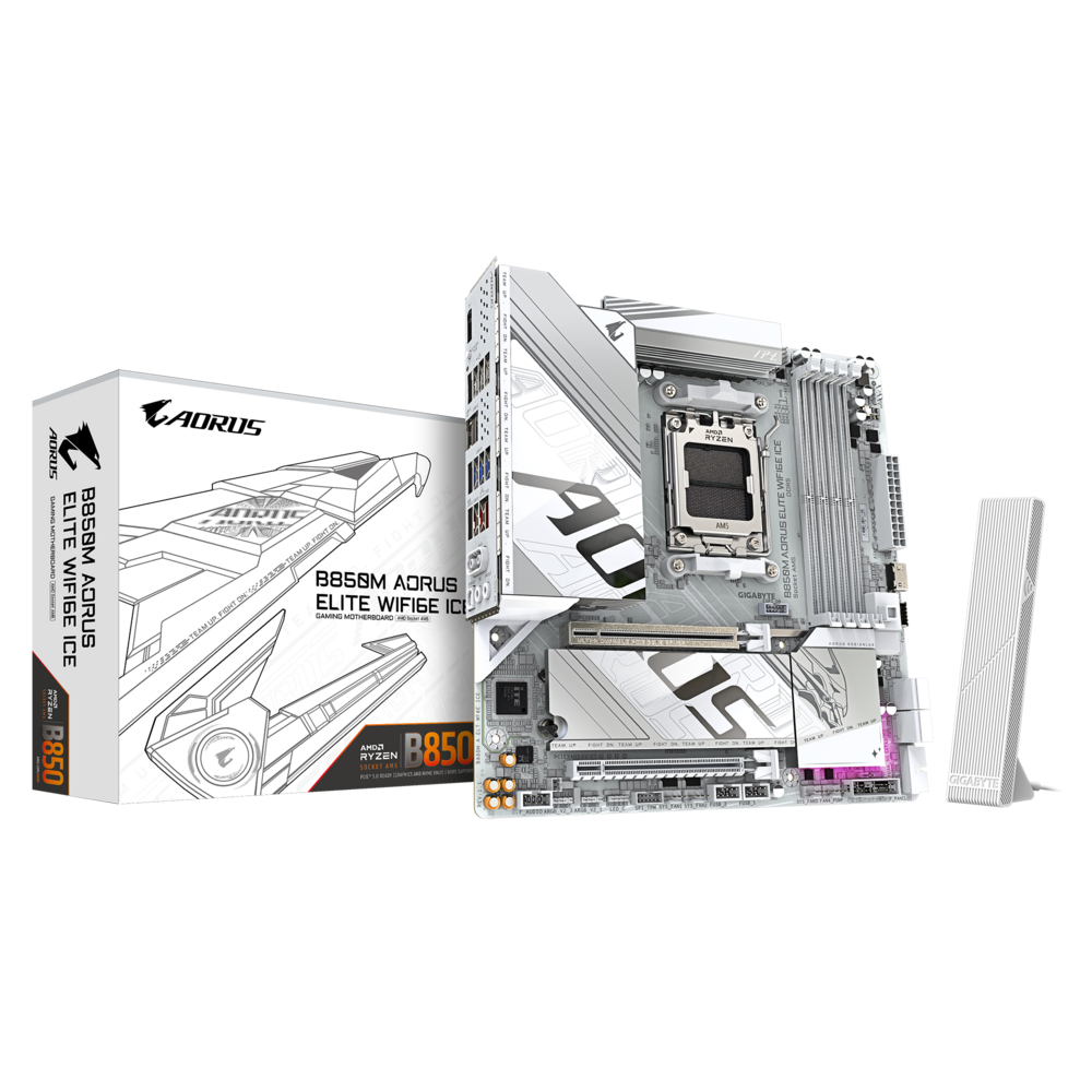 Amazon.co.jp: GIGABYTE B850M AORUS ELITE WIFI6E ICE