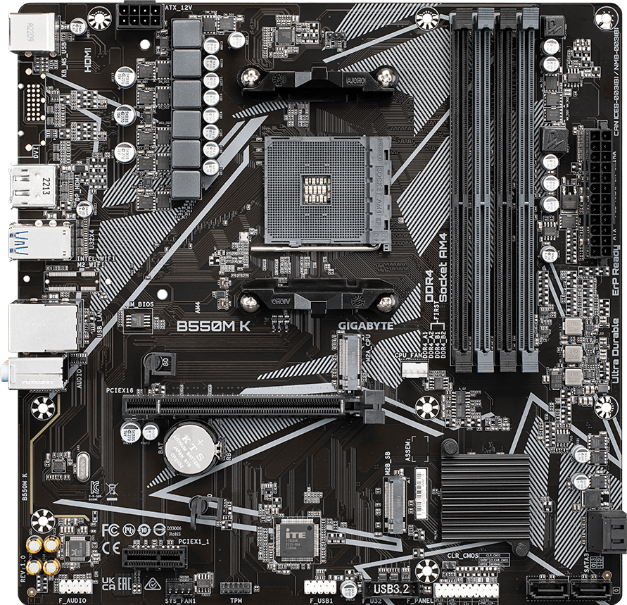 GIGABYTE B550M K マザーボード B550M K (Rev. 1.0) - GIGABYTE U.S.A.