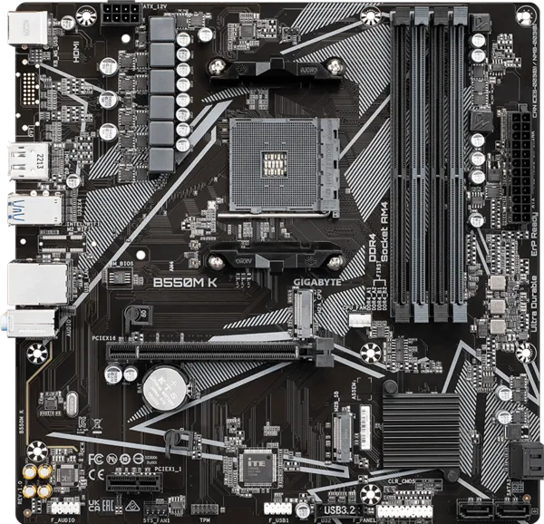 GIGABYTE B550M - K
