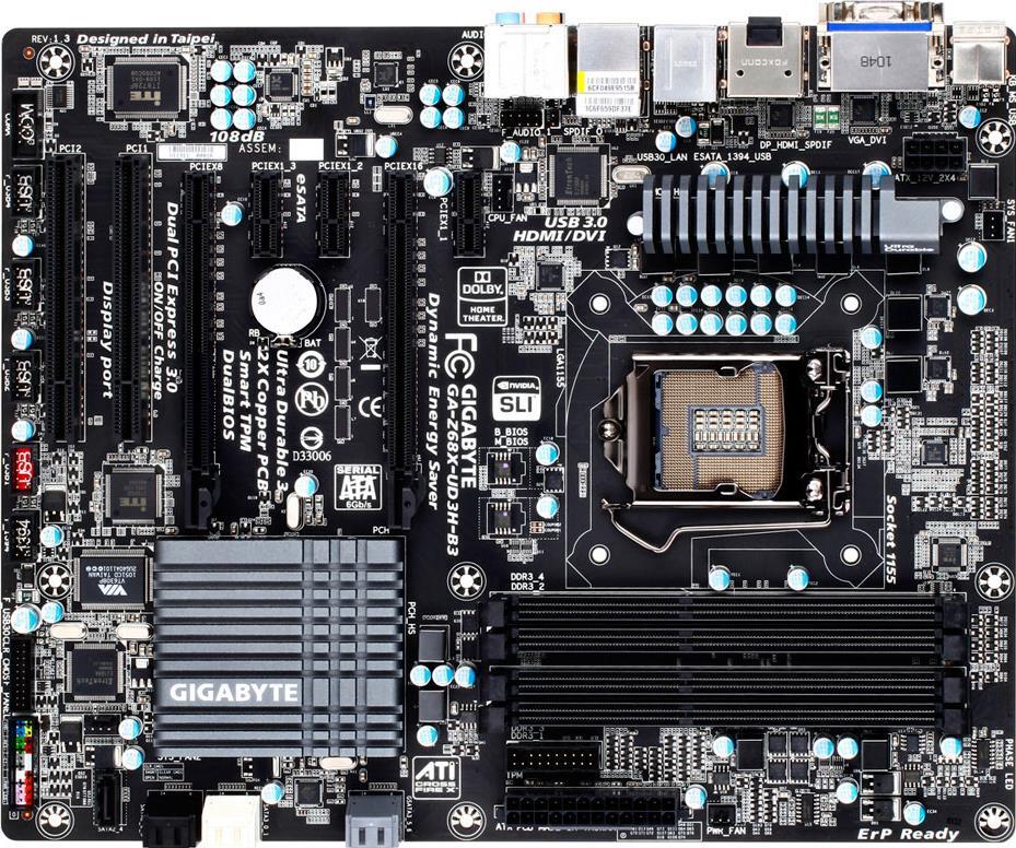 GA-Z68X-UD3H-B3 (Rev. 1.3) - GIGABYTE Global