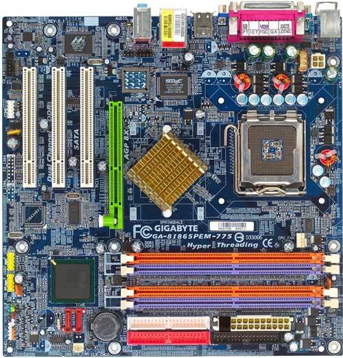 GA-8I865PEM-775 (rev. 1.x) - เมนบอร์ด