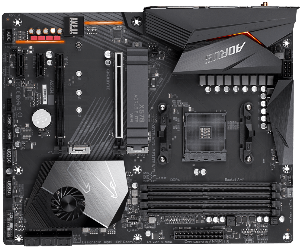 マザーボード GIGABYTE AORUS X570 ELITE X570 AORUS ELITE WIFI (rev. 1.x) Key Features | Motherboard