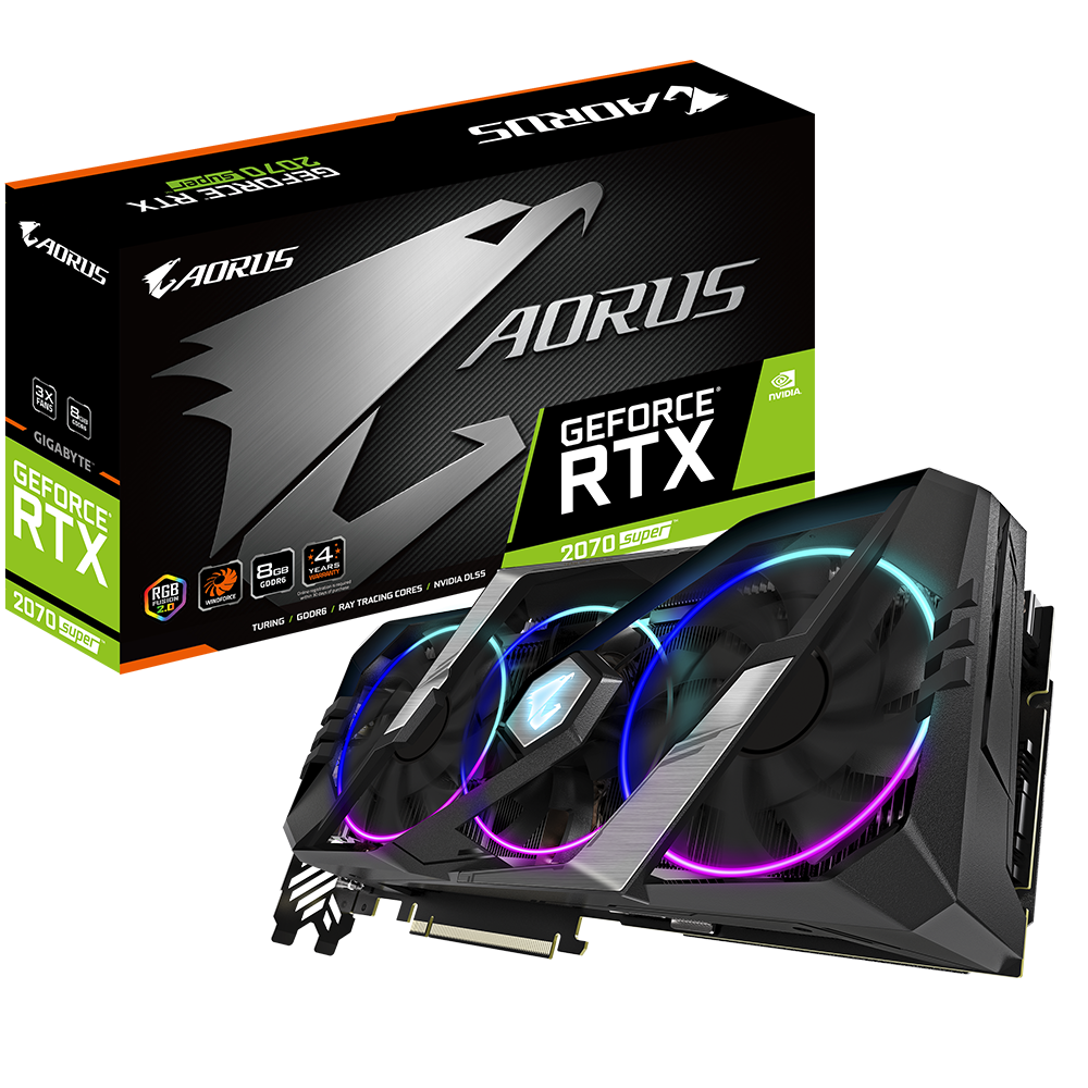 Korrupt Anger lure AORUS GeForce® RTX 2070 SUPER™ 8G (rev. 2.0) Key Features | Graphics Card -  GIGABYTE Global